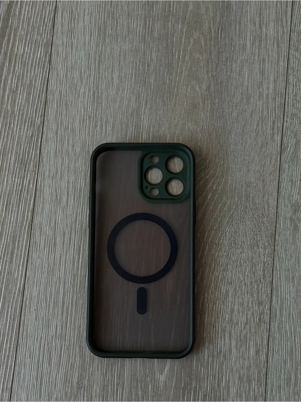 MagSafe-Compatible Dark Green Protective Phone Case